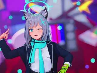 【MMD BlueArchive 4k/60fps】Sunaookami Shiroko (砂狼シロコ)《『ビビデバ (Bibbidiba) 星街すいせい (Hoshimachi Suisei)』》