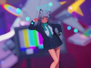 【MMD BlueArchive 4k/60fps】Sunaookami Shiroko (砂狼シロコ)《『ビビデバ (Bibbidiba) 星街すいせい (Hoshimachi Suisei)』》