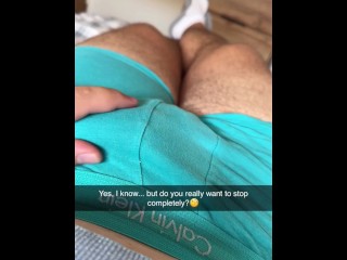 Sexting with ex fuck relationship on SnapChat