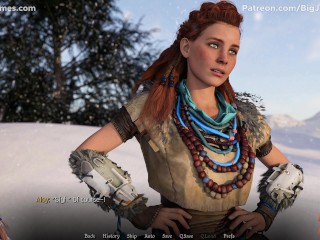 Sexverse #1: Interracial lesbians scissoring and licking pussy and ass (Horizon Zero Down)