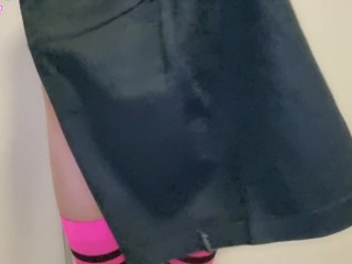 Man Loves Wearing a Skirt And Stockings