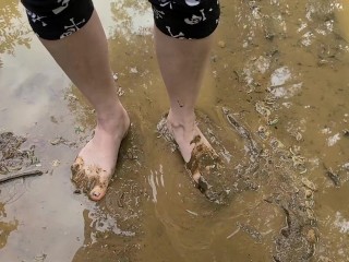 I got dirty. Then I had to get clean.