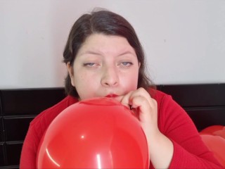 Inflating balloons