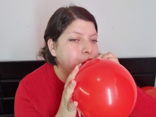 Inflating balloons