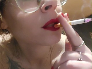 Smoking Chastity Keyholder Teasing FemDom Mistress Compilation
