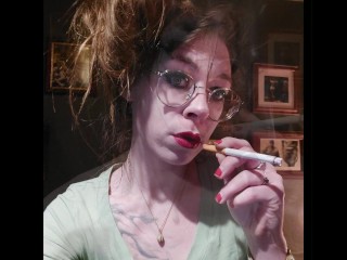 Smoking Chastity Keyholder Teasing FemDom Mistress Compilation