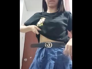 Le mando video a mi padrastro para que se masturbe hijastra TWERK real latina BIG ASS HOMEMADE