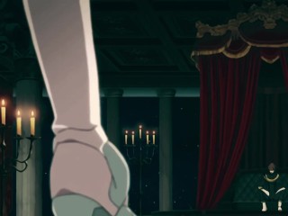 Beauty in Seductive Suit and Huge Tits Loves to Ride Cock