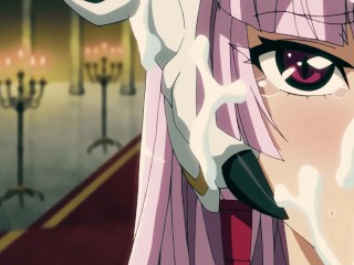 Beauty in Seductive Suit and Huge Tits Loves to Ride Cock