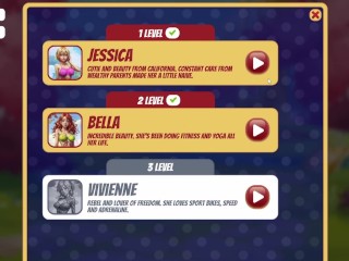 Taking rich girls clothes off with tetris