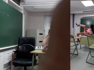 Perverted old teacher loves fuck hard and cum with his innocent sexy student busty