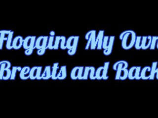 Trailer - Flogging my Own Breasts and Back: Big Boob Plus-size Masochistic Kink Play