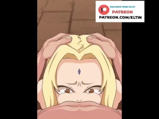 Tsunade Do Amazing Deep Blowjob And Getting Big Cum In Mouth |Hottest Naruto Hentai 4k 60fps