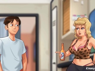 Summertime Saga - Horny Mother-in-law fucked by Big Dick Collage-guy