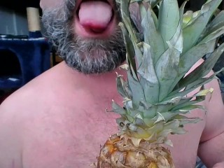 teasing with my toungue and getting strong erection