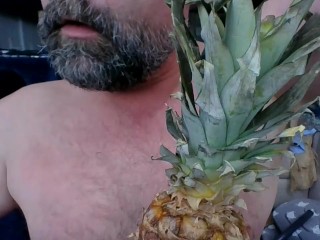 teasing with my toungue and getting strong erection