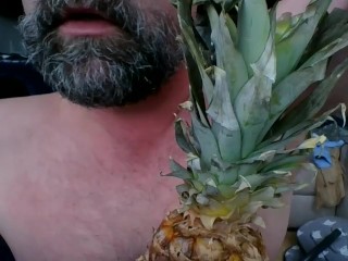 teasing with my toungue and getting strong erection