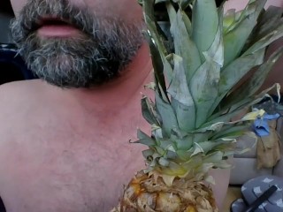 teasing with my toungue and getting strong erection