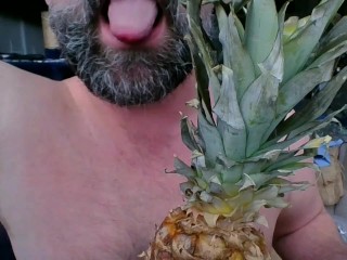 teasing with my toungue and getting strong erection