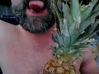 teasing with my toungue and getting strong erection