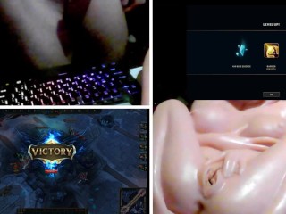 my sexdoll can't handle a blowjob when i die on league of legends(playing)