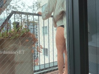 Using Her Whenever I Want - Balcony Sex [Real Life]
