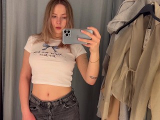 See through tops try on haul