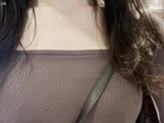 HA42Insert a vibrator into anal in shopping mall !