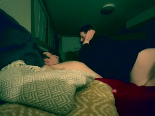 gets manhandled when her bully gets home from work