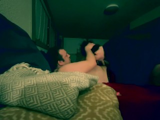 gets manhandled when her bully gets home from work