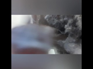 Stroking my dick with soap 🧼