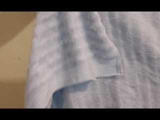 drying off after her bath