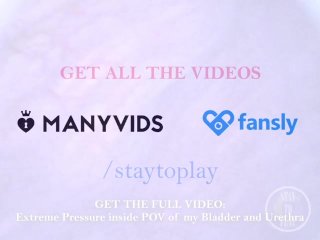 COMPILATION: Endoscope in my Dick, Ass and Bladder