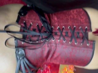 Taken from behind by stranger in a gloryhole cabin, sucked boy must wait!