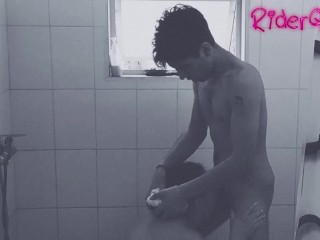 Stepson is seduced by chubby mom and fucks her in the shower