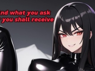 Your Latex Mistress Gets Rough With You (Femdom Hentai JOI)