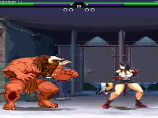 Tifa Lockhart get pound by Minotaur