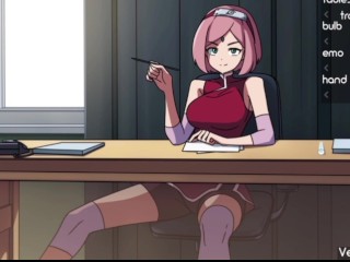 Viendo las nuevas escenas con Sakura - KUNOICHI TRAINER - [Escena + Descarga]