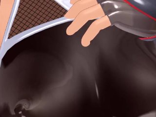 対魔忍ユキカゼでバランスボール