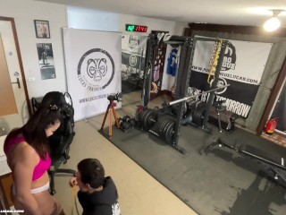 FAKE PERSONAL TRAINER_Anal with a brunette milf