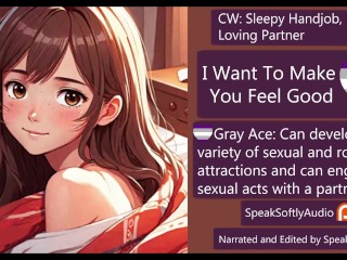 9 Gray/Grey Ace Loving Girlfriend Gives You An Gentle, Intimate HandJob F/A