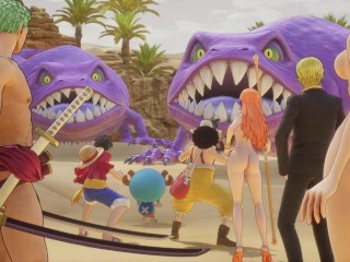 One Piece Odyssey Nude Mod Installed Game Play [part 14] Porn game play [18+] Sex game