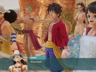 One Piece Odyssey Nude Mod Installed Game Play [part 19] Porn game play [18+] Sex game