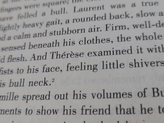 Reading Emile practicing reading aloud in nature