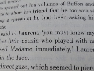 Reading Emile practicing reading aloud in nature