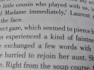 Reading Emile practicing reading aloud in nature
