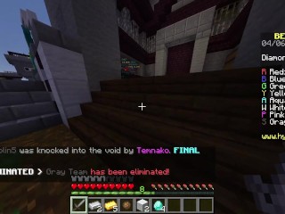 Minecraft bedwars pt2