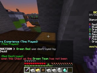 Minecraft bedwars pt2