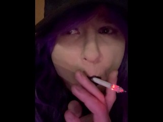 Smoking and talking dirty for daddy