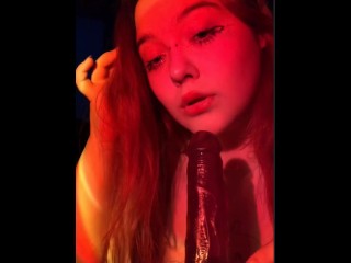 hot girl shows off her skills with a sex toy